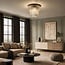 Plafonnier luxueux Royce - verre clair