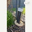 Smart staande buitenlamp met stopcontact en Tuya app Ute – zwart, met diffuser en 2 stopcontacten