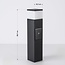 Smart staande buitenlamp met stopcontact en Tuya app Ute – zwart, met diffuser en 2 stopcontacten