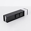 Smart staande buitenlamp met stopcontact en Tuya app Ute – zwart, met diffuser en 2 stopcontacten