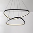 Dimmable design à 3 étapes Nivara avec double anneaux LED en noir