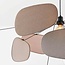 Suspension Zandor en tissu - taupe, gris clair et blanc