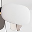Suspension Zandor en tissu - taupe, gris clair et blanc