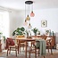 Hanglamp 4-lichts met gekleurd glas - Liya