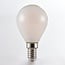 Ampoule LED E14 dimmable en verre blanc laiteux 4,5 W 2700 K