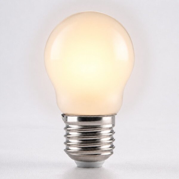 Lampe LED E27 dimmable à 3 étapes Ø45 avec verre blanc laiteux 4,5W 2700K