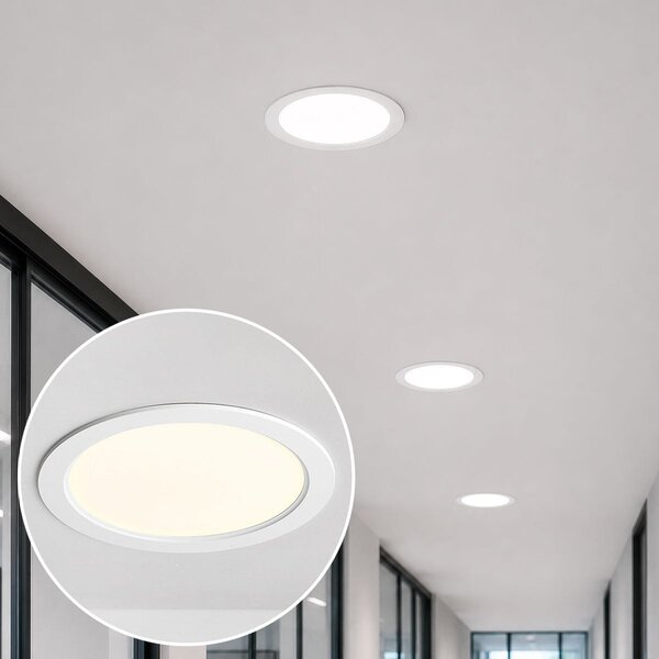 Spot circulaire à LED 18W avec CCT 3000K/4000K/6500K - Ø225mm