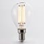 Ampoule LED E14 à filament dimmable Ø45 mm en verre transparent 4,5 W 2700 K