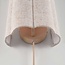 Wandlamp Vlora met linnen kap - gebroken wit