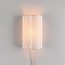 Wandlamp Vlora met linnen kap - gebroken wit