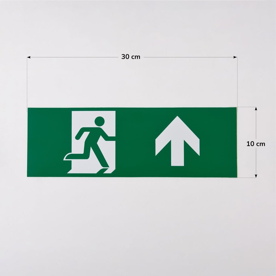 Jeu de pictogrammes pour luminaires montés sur une surface.