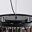 Lampe suspendue de luxe noire - Crystal