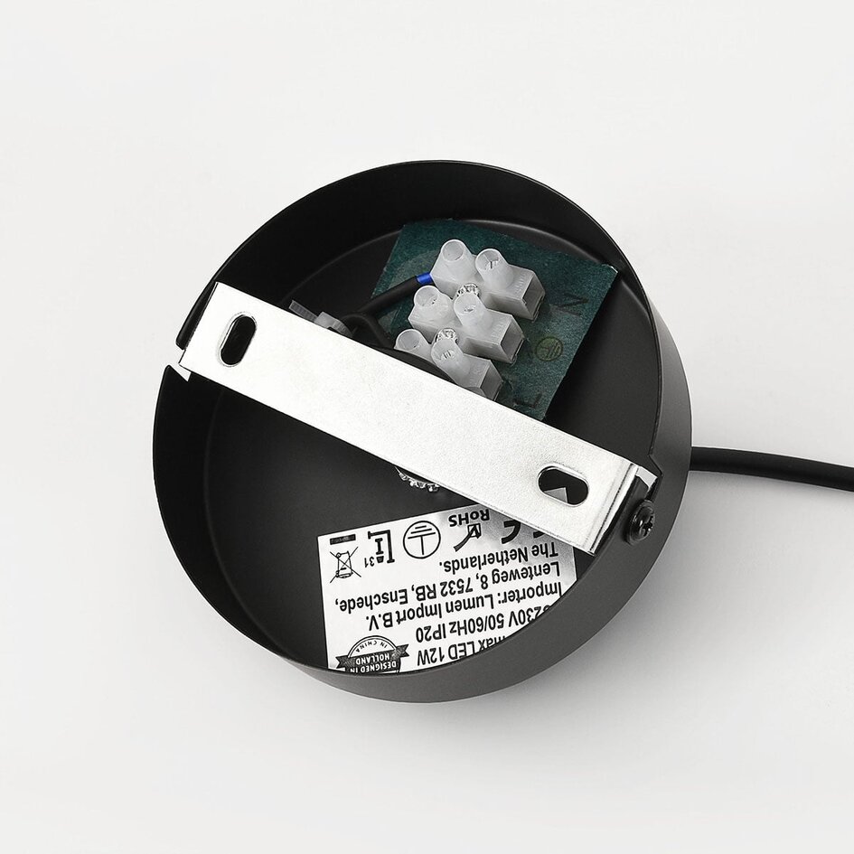 Suspension Sofito or avec verre ambré