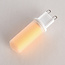Spot LED G9 dimmable, verre dépoli, 2700K, 4,2W