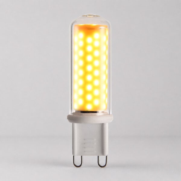 Dimbare G9 LED spot, helder glas, 2700K, 2,2W