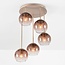Plafonnier Carat avec verre ombré - beige