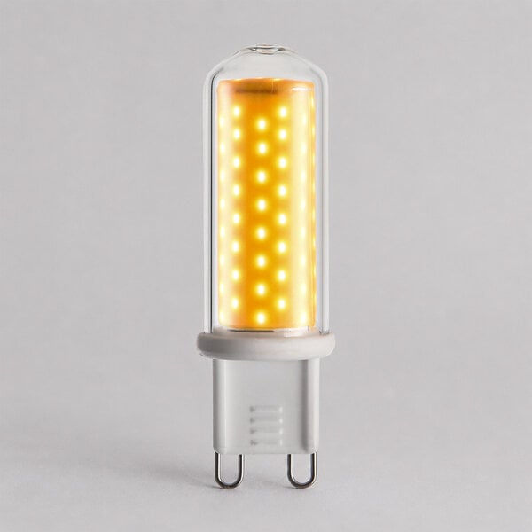 Spot LED G9 3 niveaux, verre transparent 2,2 watts