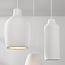 3-lichts moderne Wabi Sabi hanglamp met steeneffect wit - Kage