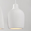 3-lichts Wabi Sabi hanglamp Iki - wit steeneffect