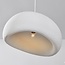 3-lichts Wabi Sabi hanglamp Shibui met wit steenmotief - 3 x 40 cm
