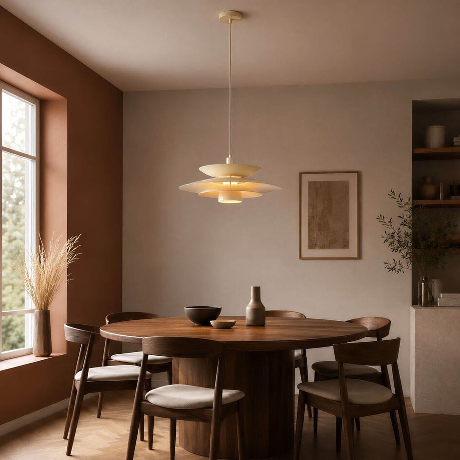 Suspension Alvra - beige brillant
