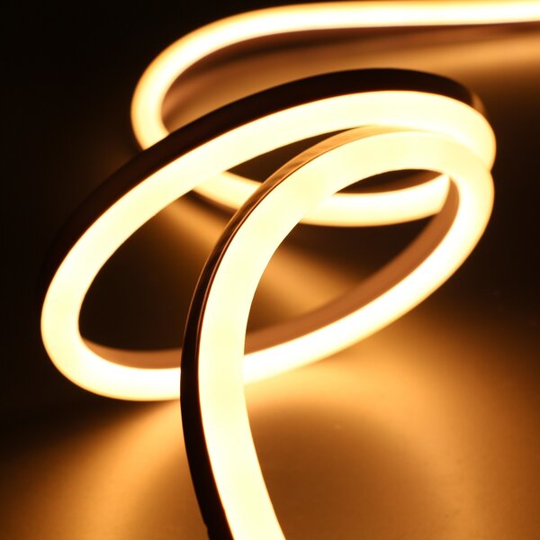 Neon lichtslang NULI in warm wit