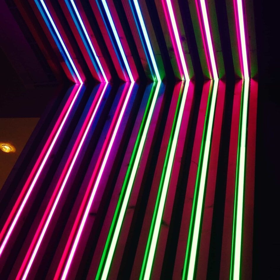 Tube néon LED NULI, bleu