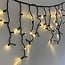 Guirlande de stalactites raccordable | dès 3 m, 114 LED | blanc chaud | caoutchouc