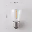 Prikkabel set inclusief kappen in donkerblauwe rotanlook, verkrijgbaar met verschillende LED lampen