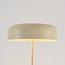 Lampadaire Arlie avec pied aspect travertin - beige