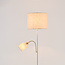 Lampadaire Savanna avec liseuse réglable - beige
