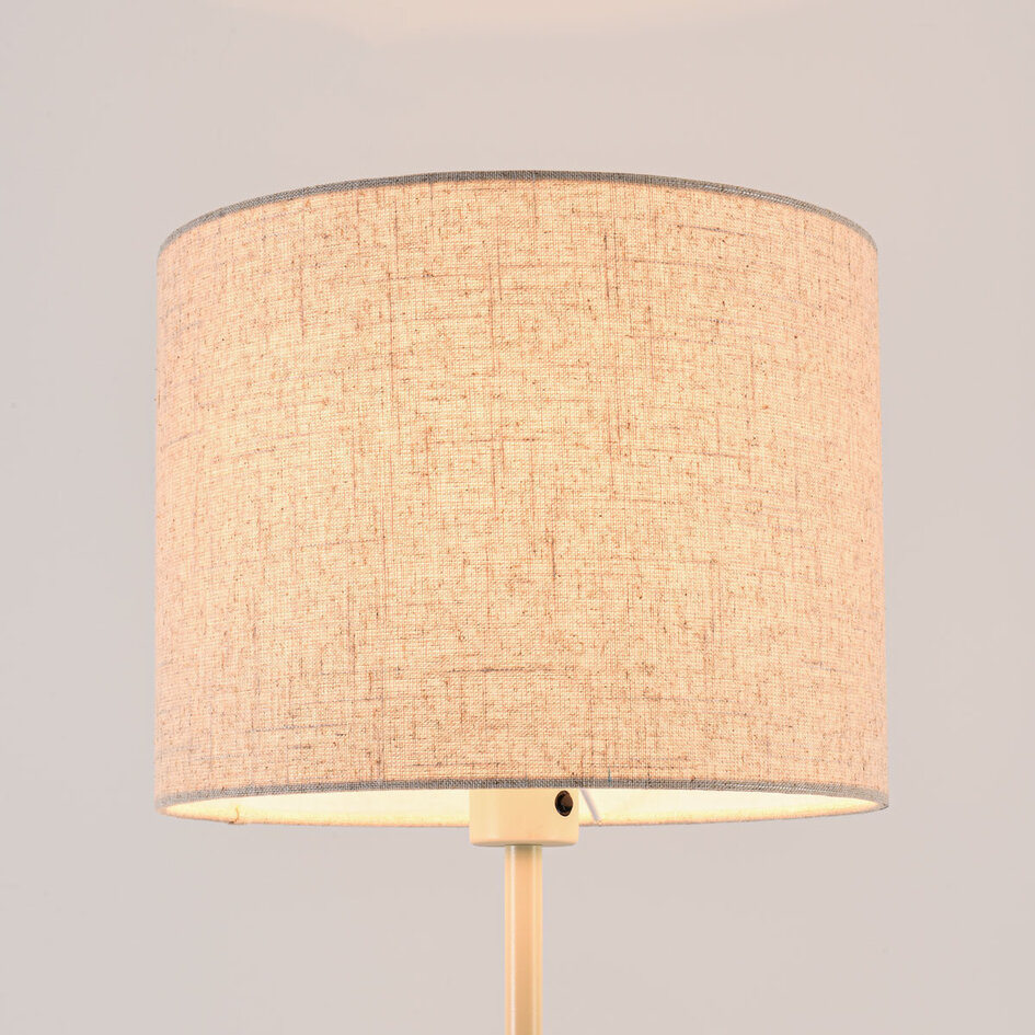 Lampadaire Savanna avec liseuse réglable - beige