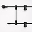 Aftakconnector voor prikkabels - zwart