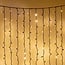 Rideau lumineux raccordable noir | 2 m | 300 LED | 2200K | caoutchouc
