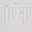 Guirlande stalactite connectable | à partir de 3 mètres | 114 LED | blanc chaud | câble blanc | caoutchouc