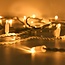 Guirlande stalactite connectable | à partir de 3 mètres | 114 LED | blanc chaud | câble blanc | caoutchouc