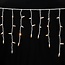 Guirlande stalactite connectable | à partir de 3 mètres | 114 LEDs | blanc chaud avec scintillement | câble blanc | caoutchouc