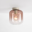 Plafonnier Soli beige avec verre ombré