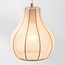 Lampe suspendue Japandi Senji - 5-light sand taupe with linen shades