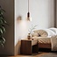 Suspension Lito avec effet terrazzo et bois