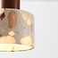Suspension Lito avec effet terrazzo et bois