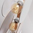 Suspension à 5 lumières Zenner – lin naturel avec accents bois et blancs