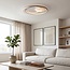 Plafonnier Eclipse dimmable à 3 étapes LED - blanc et gris