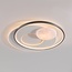 Plafonnier Eclipse dimmable à 3 étapes LED - blanc et gris