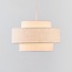 Hanglamp Tonio met gelaagde linnen kap