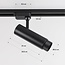 Spot sur rail monophasé 12W dimmable - Jazz
