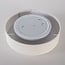 Plafondlamp Paulina met geribbelde fluwelen kap - beige