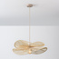 Hanglamp Janah met handgevlochten papieren kappen - beige