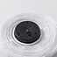 Solar lampion Soleni – hanglamp op zonne-energie van wit nylon