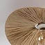Plafondlamp Satu met handgevlochten raffia papier - beige